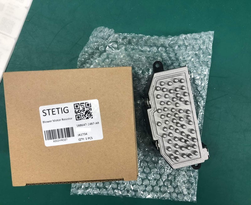 STETIG Rear Blower Motor Resistor Fits 08-12 A4 / 08-11 A5 / 12-18 A8 / 09-12 Q5 / 10-12 S4 / 08-11 S5 / 13-17 S8 Replace 4P1612 973106 RU883 973-106 RU-883 8K0820521 8K0820521B 8K0820521C JA1734 - Image 2
